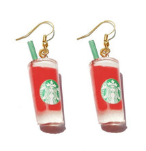 Load image into Gallery viewer, Earring For Women Resin Drop Custom Made Handmade Cute Girls Gift Eardrop Coffee Drink Funny Liquor Spirits Bottle Cans