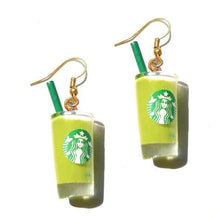 Load image into Gallery viewer, Earring For Women Resin Drop Custom Made Handmade Cute Girls Gift Eardrop Coffee Drink Funny Liquor Spirits Bottle Cans