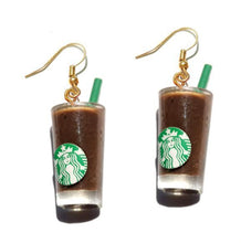Load image into Gallery viewer, Earring For Women Resin Drop Custom Made Handmade Cute Girls Gift Eardrop Coffee Drink Funny Liquor Spirits Bottle Cans