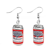 Load image into Gallery viewer, Earring For Women Resin Drop Custom Made Handmade Cute Girls Gift Eardrop Coffee Drink Funny Liquor Spirits Bottle Cans