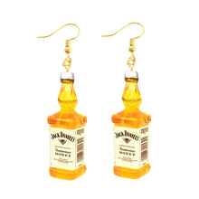 Load image into Gallery viewer, Earring For Women Resin Drop Custom Made Handmade Cute Girls Gift Eardrop Coffee Drink Funny Liquor Spirits Bottle Cans