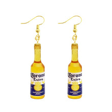 Load image into Gallery viewer, Earring For Women Resin Drop Custom Made Handmade Cute Girls Gift Eardrop Coffee Drink Funny Liquor Spirits Bottle Cans