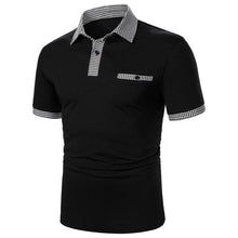 Load image into Gallery viewer, Men Polo Men Shirt Short Sleeve Polo Shirt Contrast Color Polo New Clothing Summer Streetwear Casual Fashion Men Tops
