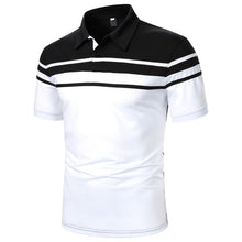 Load image into Gallery viewer, Men Polo Men Shirt Short Sleeve Polo Shirt Contrast Color Polo New Clothing Summer Streetwear Casual Fashion Men Tops