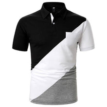 Load image into Gallery viewer, Men Polo Men Shirt Short Sleeve Polo Shirt Contrast Color Polo New Clothing Summer Streetwear Casual Fashion Men Tops