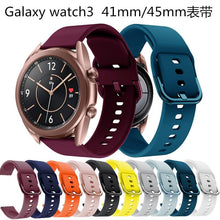 Load image into Gallery viewer, Silicone Watchbands for Samsung Galaxy Watch 3 41mm 45mm Bracelet Smart Sport Strap for Samsung galaxy watch 4 42mm Watch Strap