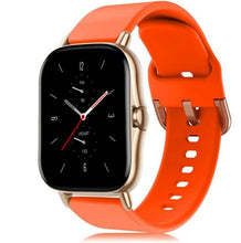 Load image into Gallery viewer, 20mm/22mm Silicone band For Amazfit GTS/2/2e/GTS2 Mini/GTR 42mm/47mm/GTR2/2e/stratos 2/3 Sport Watch Bracelet Amazfit bip strap