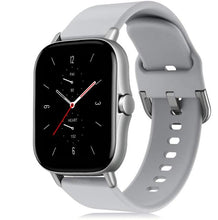 Load image into Gallery viewer, 20mm/22mm Silicone band For Amazfit GTS/2/2e/GTS2 Mini/GTR 42mm/47mm/GTR2/2e/stratos 2/3 Sport Watch Bracelet Amazfit bip strap
