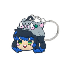 Load image into Gallery viewer, 1PCS PVC Key Chain Cartoon Mini Anime Figure Key Ring Keychain Key Holder Fashion Charms Trinket Keys Decoration Trinkets