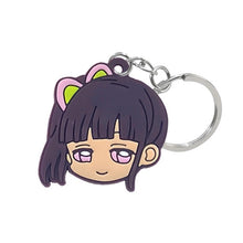 Load image into Gallery viewer, 1PCS PVC Key Chain Cartoon Mini Anime Figure Key Ring Keychain Key Holder Fashion Charms Trinket Keys Decoration Trinkets