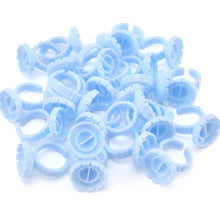 Load image into Gallery viewer, Wholesale 50/100Pcs Disposable Eyelash Extension Glue Rings,Eyelash Extension Glue Holder Holder glue container Tattoo Pigment