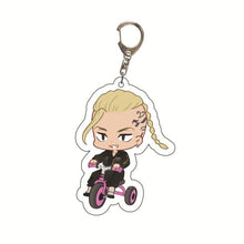 Load image into Gallery viewer, Tokyo Revengers Anime Cosplay Keychain Manjiro Ken Takemichi Hinata Atsushi Chibi Kawaii Bag Pendant Fans Collection Props