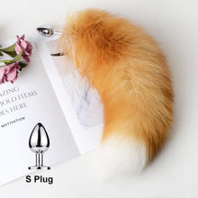 Load image into Gallery viewer, Separable Anal Plug Real Fox Tail Cosplay Butt Plug Anal Sex Tail Adult Products Anal Sex Toys for Woman Couples Men Sexy Shop