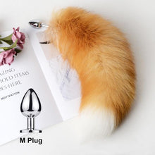 Load image into Gallery viewer, Separable Anal Plug Real Fox Tail Cosplay Butt Plug Anal Sex Tail Adult Products Anal Sex Toys for Woman Couples Men Sexy Shop