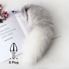 Load image into Gallery viewer, Separable Anal Plug Real Fox Tail Cosplay Butt Plug Anal Sex Tail Adult Products Anal Sex Toys for Woman Couples Men Sexy Shop