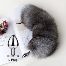 Load image into Gallery viewer, Separable Anal Plug Real Fox Tail Cosplay Butt Plug Anal Sex Tail Adult Products Anal Sex Toys for Woman Couples Men Sexy Shop