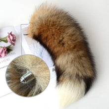 Load image into Gallery viewer, Separable Anal Plug Real Fox Tail Cosplay Butt Plug Anal Sex Tail Adult Products Anal Sex Toys for Woman Couples Men Sexy Shop