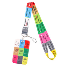 Load image into Gallery viewer, DZ1228 New Grey's Anatomy TV Show Doctor Nurse Neck Strap Lanyards Keychain Holder ID Card Pass Hang Rope Lariat Lanyard Gifts