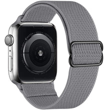Load image into Gallery viewer, Solo Loop Nylon Strap for Apple watch band 44mm 40mm 38mm 42mm Adjustable Elastic Scrunchie bracelet correa iWatch 6 se 5 4 3 2