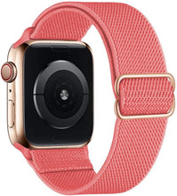Load image into Gallery viewer, Solo Loop Nylon Strap for Apple watch band 44mm 40mm 38mm 42mm Adjustable Elastic Scrunchie bracelet correa iWatch 6 se 5 4 3 2