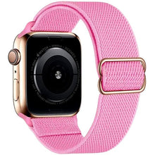 Load image into Gallery viewer, Solo Loop Nylon Strap for Apple watch band 44mm 40mm 38mm 42mm Adjustable Elastic Scrunchie bracelet correa iWatch 6 se 5 4 3 2