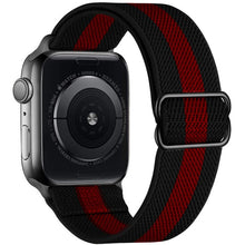 Load image into Gallery viewer, Solo Loop Nylon Strap for Apple watch band 44mm 40mm 38mm 42mm Adjustable Elastic Scrunchie bracelet correa iWatch 6 se 5 4 3 2