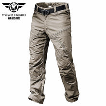 Load image into Gallery viewer, PAVEHAWK Summer Cargo Pants Men Khaki Black Camouflage Army Tactical Military Work Casual Trousers Jogger Sweatpants Streetwear