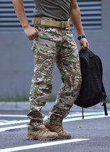 Load image into Gallery viewer, PAVEHAWK Summer Cargo Pants Men Khaki Black Camouflage Army Tactical Military Work Casual Trousers Jogger Sweatpants Streetwear
