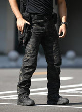 Load image into Gallery viewer, PAVEHAWK Summer Cargo Pants Men Khaki Black Camouflage Army Tactical Military Work Casual Trousers Jogger Sweatpants Streetwear
