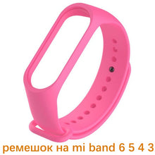 Load image into Gallery viewer, Strap For Mi band 4 5 6 Correa miband4 miband5 miband6 Replacement Silicone Smart watchband Bracelet Xiaomi mi band 5 4 3 Strap