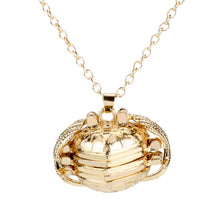 Load image into Gallery viewer, You Are My Sunshine Flower Necklace For Women Open Locket Sunflower Pendant Necklace