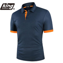 Load image into Gallery viewer, KB Men Polo Men Shirt Short Sleeve Polo Shirt Contrast Color Polo New Clothing Summer Streetwear Casual Fashion Men tops
