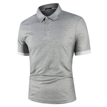 Load image into Gallery viewer, KB Men Polo Men Shirt Short Sleeve Polo Shirt Contrast Color Polo New Clothing Summer Streetwear Casual Fashion Men tops