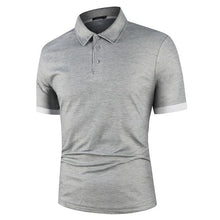 Load image into Gallery viewer, KB Men Polo Men Shirt Short Sleeve Polo Shirt Contrast Color Polo New Clothing Summer Streetwear Casual Fashion Men tops