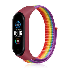 Load image into Gallery viewer, Nylon Strap for mi band 5 Bracelet Sport loop watch Belt pulsera correa Miband strap Wristband for xiaomi Mi band 6 4 3 Bracelet
