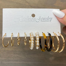 Load image into Gallery viewer, 17KM Bohemian Gold Snake Butterfly Drop Earrings Set For Women Pearl Acrylic Dangle Earrings 2021 Trend Set of Earrings Jewelry