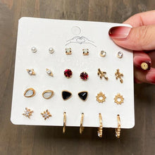 Load image into Gallery viewer, 17KM Bohemian Gold Snake Butterfly Drop Earrings Set For Women Pearl Acrylic Dangle Earrings 2021 Trend Set of Earrings Jewelry