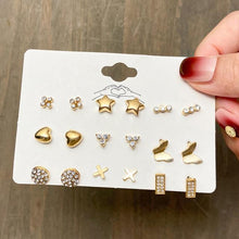 Load image into Gallery viewer, 17KM Bohemian Gold Snake Butterfly Drop Earrings Set For Women Pearl Acrylic Dangle Earrings 2021 Trend Set of Earrings Jewelry