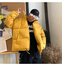 Load image into Gallery viewer, LAPPSTER Men Harajuku Colorful Bubble Coat Winter Jacket 2021 Mens Streetwear Hip Hop Parka Korean Black Clothes Puffer Jackets
