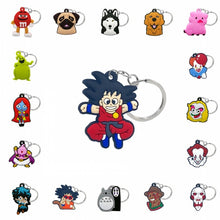 Load image into Gallery viewer, 1PCS PVC Key Chain Cartoon Mini Anime Figure Key Ring Keychain Key Holder Fashion Charms Trinket Keys Decoration Trinkets