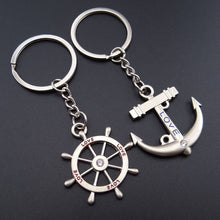 Load image into Gallery viewer, Creative gift car metal keychain turbo gear hub pendant brake disc shock absorber Pendant