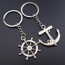Load image into Gallery viewer, Creative gift car metal keychain turbo gear hub pendant brake disc shock absorber Pendant