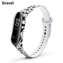 Load image into Gallery viewer, Strap For Xiaomi Mi Band 4 3 5 6 watch band Creative graffiti style Silicone bracelet replacement For XiaoMi band 4 5 Wristband