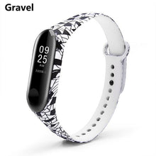 Load image into Gallery viewer, Strap For Xiaomi Mi Band 4 3 5 6 watch band Creative graffiti style Silicone bracelet replacement For XiaoMi band 4 5 Wristband