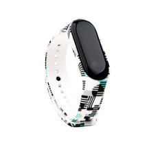 Load image into Gallery viewer, Strap For Xiaomi Mi Band 4 3 5 6 watch band Creative graffiti style Silicone bracelet replacement For XiaoMi band 4 5 Wristband