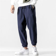 Load image into Gallery viewer, New Loose Jogging Pants Men 2020 New Fashion Fleece Autumn Winter Warm Sweatpants Male Outdoor Straight Trousers Pantalon Hommes
