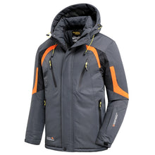 Load image into Gallery viewer, Men Winter New Outdoor Jet Ski Premium Snow Warm Parkas Jacket Coat Men Outwear Casual Hooded Waterproof Thick Fleece Parka Men