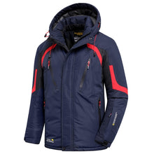 Load image into Gallery viewer, Men Winter New Outdoor Jet Ski Premium Snow Warm Parkas Jacket Coat Men Outwear Casual Hooded Waterproof Thick Fleece Parka Men