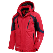 Load image into Gallery viewer, Men Winter New Outdoor Jet Ski Premium Snow Warm Parkas Jacket Coat Men Outwear Casual Hooded Waterproof Thick Fleece Parka Men