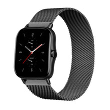 Load image into Gallery viewer, 20mm/22mm Magnetic band For Amazfit GTS/2/2e/GTS2 Mini/GTR 42mm/47mm/GTR2/2e/stratos 2/3 Metal Watch Bracelet Amazfit bip strap